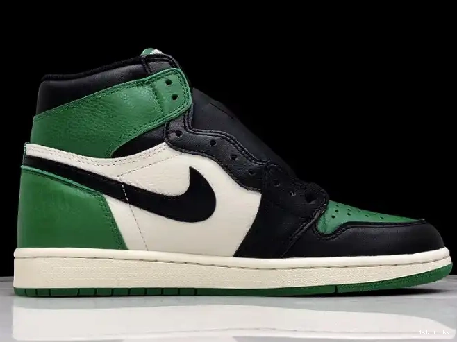 1st Kicks Sail-Black NRG Air Jordan OG High 555088-302 1 Green Pine 0503